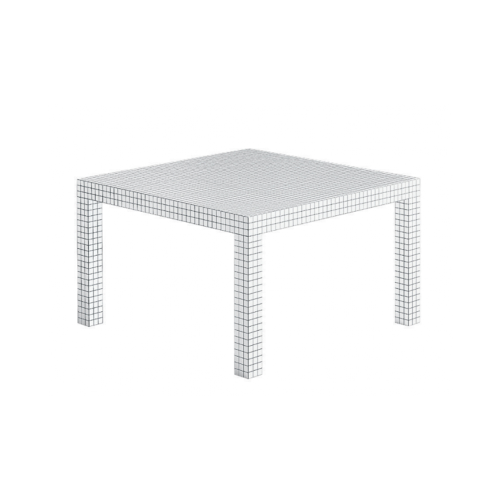 Quaderna Table (111x111xH75)