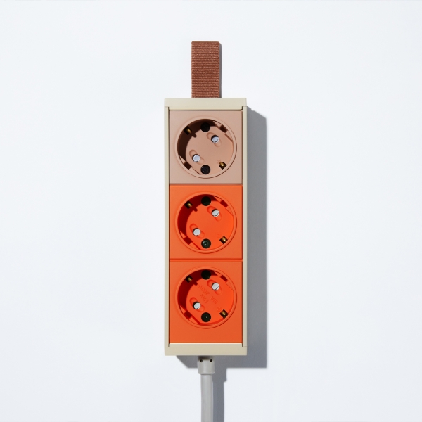 [프리오더] Zesty Orange 멀티탭 (3-Socket)